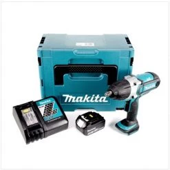 Makita DTW 450 RF1J 18V Li-ion Boulonneuse à Chocs Sans Fil Avec Boîtier Makpac + 1x Batterie BL 1830 3,0 Ah + Chargeur Rapide DC 18 RC -Clé Soldes Magasin 10344111 2