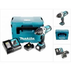 Makita DTW 450 RFJ 18V Li-ion Boulonneuse à Chocs Sans Fil Avec Boîtier Makpac + 2x Batteries BL 1830 3,0 Ah + Chargeur Rapide DC 18 RC 10 Makita DTW 450 RFJ 18V Li-ion Boulonneuse à Chocs Sans Fil Avec Boîtier Makpac + 2x Batteries BL 1830 3,0 Ah + Chargeur Rapide DC 18 RC -Clé Soldes Magasin 10344112 4