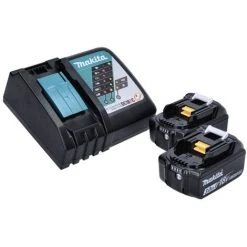 Makita DTD 152 RFJ 18V Li-ion Visseuse à Chocs Sans Fil Avec Boîtier Makpac + 2x Batteries BL1830 3,0 Ah + Chargeur DC18RC -Clé Soldes Magasin 10344114 5