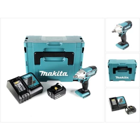 Makita DTW 190 RF1J 18V Li-Ion Boulonneuse à Chocs Sans Fil Avec Boîtier Makpac + 1x Batterie BL 1830 3,0 Ah + Chargeur Rapide DC 18 RC 5 Makita DTW 190 RF1J 18V Li-Ion Boulonneuse à Chocs Sans Fil Avec Boîtier Makpac + 1x Batterie BL 1830 3,0 Ah + Chargeur Rapide DC 18 RC – Image 3