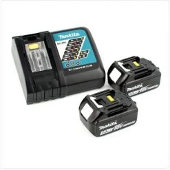 Makita DTW 190 RFJ 18V Li-Ion Boulonneuse à Chocs Sans Fil Avec Boîtier Makpac + 2x Batteries BL 1830 3,0 Ah + Chargeur Rapide DC 18 RC -Clé Soldes Magasin 10344127 5