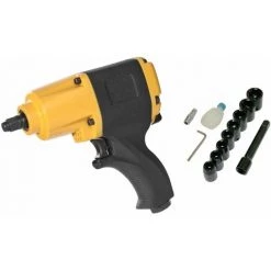 Varan Motors - SPT-10312K Coffret Clé à Chocs Pneumatique 1/2'' 850Nm, 14 Pièces, Visseuse Pneumatique - Gris