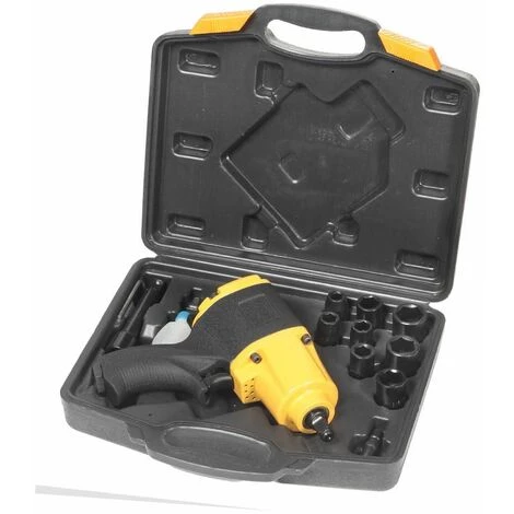 Varan Motors - SPT-10312K Coffret Clé à Chocs Pneumatique 1/2'' 850Nm, 14 Pièces, Visseuse Pneumatique - Gris 4 Varan Motors - SPT-10312K Coffret Clé à Chocs Pneumatique 1/2'' 850Nm, 14 Pièces, Visseuse Pneumatique - Gris – Image 2