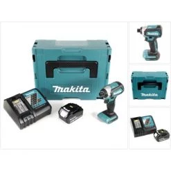 Makita DTD 153 RF1J 18V Brushless Visseuse à Choc Sans Fil + Boîter Makpac + 1x Batterie BL 1830 3,0 Ah Li-Ion + Chargeur DC 18 RC -Clé Soldes Magasin 12378089 4