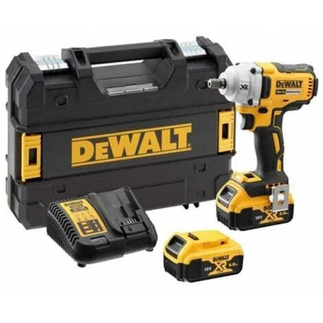DeWalt DCF894P2 - Set Clé à Choc Li-Ion 18V (2x Batterie 5,0Ah) Dans TSTAK - 1/2" - 447Nm 3 DeWalt DCF894P2 - Set Clé à Choc Li-Ion 18V (2x Batterie 5,0Ah) Dans TSTAK - 1/2" - 447Nm