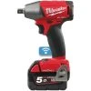 .MILWAUKEE. Milwaukee M18 ONEIWP12-502X ONE-KEY - Set Clé à Choc Li-Ion 18V - (2x Batterie 5.0Ah) Dans HD BOX - 300Nm - 1/2" - Moteur Brushless