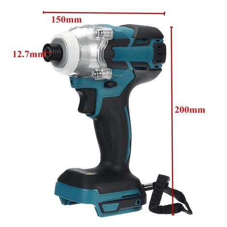 DRILLPRO Clé à Chocs Sans Fil Brushless 520Nm 1/4" Pour 18V Makita Batterie (Machine Seule) 6 DRILLPRO Clé à Chocs Sans Fil Brushless 520Nm 1/4" Pour 18V Makita Batterie (Machine Seule) – Image 4