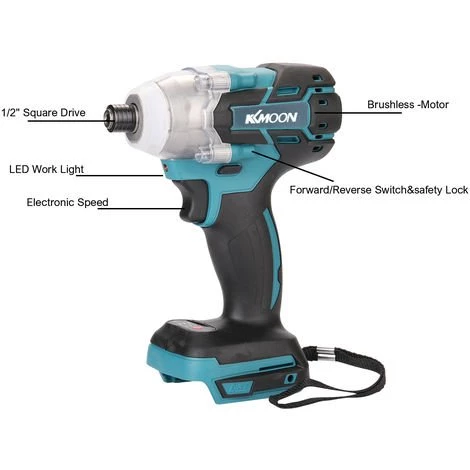 ASUPERMALL Chocs Sans Fil 18V Cle Tournevis Moteur Brushless A Couple Eleve Electrique Cle 6 ASUPERMALL Chocs Sans Fil 18V Cle Tournevis Moteur Brushless A Couple Eleve Electrique Cle – Image 4