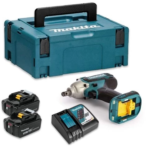 Boulonneuse à Chocs 18V LXT 190 Nm (2x4,0 Ah) En MAKPAC- MAKITA DTW190RMJ 3 Boulonneuse à Chocs 18V LXT 190 Nm (2x4,0 Ah) En MAKPAC- MAKITA DTW190RMJ