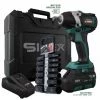 Clé à Chocs 20V Sans Fil Silex® 20V (1 X 4.0Ah Batterie Lithium ) + Jeu De Douilles à Choc 13 Pièces -Clé Soldes Magasin 23806592 1