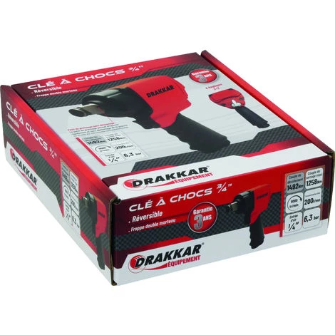 DRAKKAR EQUIPEMENT CLE A CHOCS 3/4" 1500Nm Auto/pl - DRAKKAR - S07911 5 DRAKKAR EQUIPEMENT CLE A CHOCS 3/4" 1500Nm Auto/pl - DRAKKAR - S07911 – Image 3