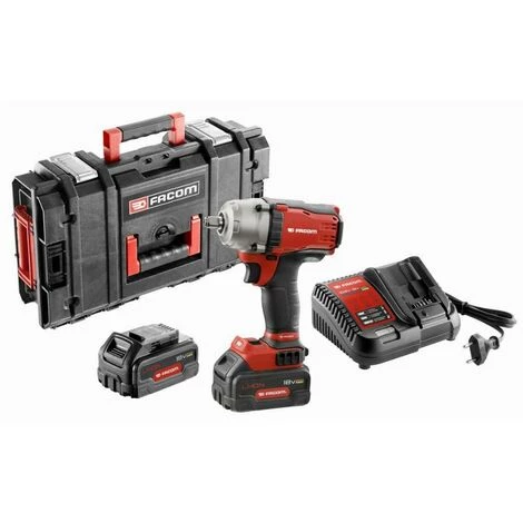 Clé à Chocs Compacte Brushless 18V + 2 Batteries 5Ah FACOM - FCF894P2-QW 3 Clé à Chocs Compacte Brushless 18V + 2 Batteries 5Ah FACOM - FCF894P2-QW