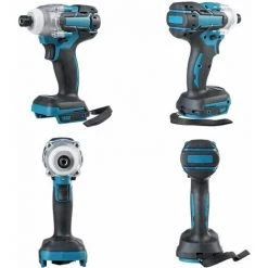 DRILLPRO 520N.m Clé à Chocs Sans Fil Sans Balais 2700 Tr / Min Tournevis électrique Interrupteur De Changement De Vitesse En Continu Adapté à La Batterie Makita 18 V -Clé Soldes Magasin 27075687 5