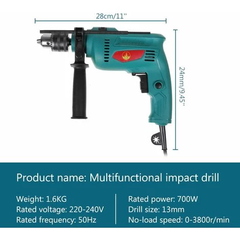 DRILLPRO Perceuse Roulement Haute Puissance Pour Perceuse à Percussion électrique (45 Pièces) 4 DRILLPRO Perceuse Roulement Haute Puissance Pour Perceuse à Percussion électrique (45 Pièces) – Image 2
