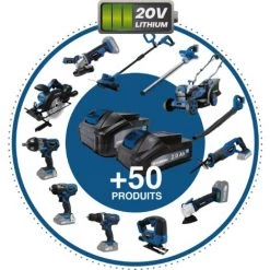 HYUNDAI Boulonneuse à Choc Sans Fil 20V 158Nm HBC20V38 9 HYUNDAI Boulonneuse à Choc Sans Fil 20V 158Nm HBC20V38 -Clé Soldes Magasin 27723831 4