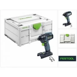 Festool TID 18-Basic Visseuse à Chocs Sans Fil 18V 180Nm 1/4" ( 576481 ) - Sans Batterie, Sans Chargeur