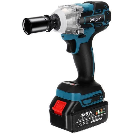 INSMA 2 En 1 Clé à Chocs Boulonneuse à Chocs Sans Fil 520N.M 1/2" Avec 18V Batterie + Chargeur + Accessoires 3 INSMA 2 En 1 Clé à Chocs Boulonneuse à Chocs Sans Fil 520N.M 1/2" Avec 18V Batterie + Chargeur + Accessoires