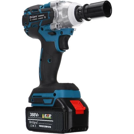 INSMA 2 En 1 Clé à Chocs Boulonneuse à Chocs Sans Fil 520N.M 1/2" Avec 18V Batterie + Chargeur + Accessoires 6 INSMA 2 En 1 Clé à Chocs Boulonneuse à Chocs Sans Fil 520N.M 1/2" Avec 18V Batterie + Chargeur + Accessoires – Image 4