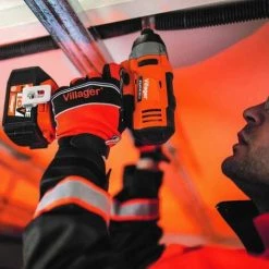 Clé à Chocs électrique 18V 180Nm Avec Batterie Et Chargeur Fuse VLN 3320 Villager - Noir 9 Clé à Chocs électrique 18V 180Nm Avec Batterie Et Chargeur Fuse VLN 3320 Villager - Noir -Clé Soldes Magasin 28404176 3