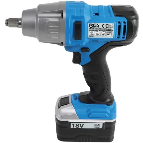 BGS TECHNIC VISSEUSE DEVISSEUSE BOULONNEUSE CLE A CHOC 1/2 SANS FIL 18 V LI-ION 3 BGS TECHNIC VISSEUSE DEVISSEUSE BOULONNEUSE CLE A CHOC 1/2 SANS FIL 18 V LI-ION