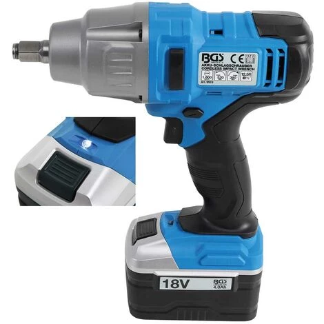 BGS TECHNIC VISSEUSE DEVISSEUSE BOULONNEUSE CLE A CHOC 1/2 SANS FIL 18 V LI-ION 5 BGS TECHNIC VISSEUSE DEVISSEUSE BOULONNEUSE CLE A CHOC 1/2 SANS FIL 18 V LI-ION – Image 3