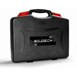 BOUDECH - BOLT 1600 Tournevis Pneumatique Réversible 1600NM, 1/2", 8000 RPM. Clé à Chocs Pneumatique Ultra Compacte Avec Poignée Souple, Boîtier Et 10 Douilles. -Clé Soldes Magasin 29418905 4
