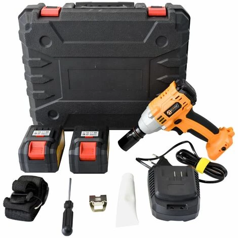 COOFIX 21V Clé à Choc électrique Sans Fil Avec Li-ion 2x Batteries 4 COOFIX 21V Clé à Choc électrique Sans Fil Avec Li-ion 2x Batteries – Image 2