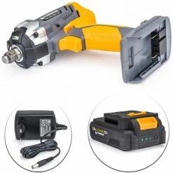 POWERMAT Clé à Chocs Boulonneuse 1/2" Sans Fil Batterie Li-Ion 20V + Mallette 9 POWERMAT Clé à Chocs Boulonneuse 1/2" Sans Fil Batterie Li-Ion 20V + Mallette -Clé Soldes Magasin 32155833 3