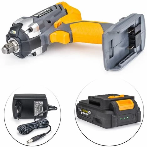 POWERMAT Clé à Chocs Boulonneuse 1/2" Sans Fil Batterie Li-Ion 20V + Mallette 5 POWERMAT Clé à Chocs Boulonneuse 1/2" Sans Fil Batterie Li-Ion 20V + Mallette – Image 3