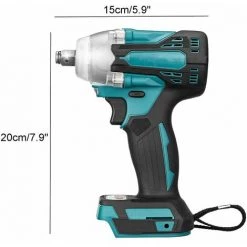 MAEREX 2 En 1 Clé à Choc Et Perceuse à Percussion Sans Fil 800N.m Pour Batterie Makita 18 V (Machine Seule) -Clé Soldes Magasin 32467022 5