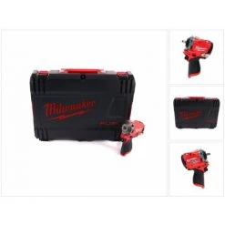 .MILWAUKEE. Milwaukee M12 FIW38-0 Boulonneuse à Percussion Compacte Sans Fil 12 V, 339 Nm, 3/8", Brushless + HD Box - Sans Batterie, Sans Chargeur (4933464612) -Clé Soldes Magasin 32734405 3