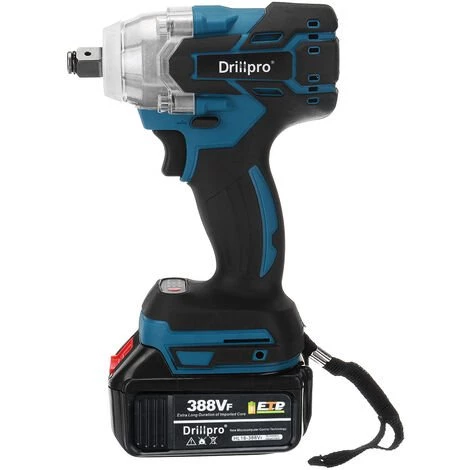 AUGIENB Drillpro Clé à Chocs Sans Fil Brushless 520N.M 18V 388VF 1/2" Avec 2 Batterie 5 AUGIENB Drillpro Clé à Chocs Sans Fil Brushless 520N.M 18V 388VF 1/2" Avec 2 Batterie – Image 3