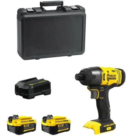 STANLEY FATMAX V20 Visseuse à Chocs STANLEY FatMax SFMCF800M2K (2 X 4,0 Ah Chargeur Coffret) 3 STANLEY FATMAX V20 Visseuse à Chocs STANLEY FatMax SFMCF800M2K (2 X 4,0 Ah Chargeur Coffret)