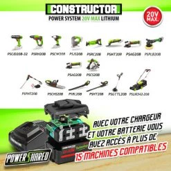 CONSTRUCTOR VISSEUSE A CHOCS MAX 20V +BAT.4AH+CHARG. 7 CONSTRUCTOR VISSEUSE A CHOCS MAX 20V +BAT.4AH+CHARG. -Clé Soldes Magasin 33559453 2