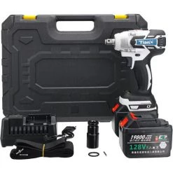 SWAGX 3 EN 1 19800mAH 2 Batteries Clé à Chocs électrique Tournevis Sans Fil Sans Balais Perceuse 11 SWAGX 3 EN 1 19800mAH 2 Batteries Clé à Chocs électrique Tournevis Sans Fil Sans Balais Perceuse -Clé Soldes Magasin 33729424 5