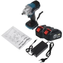 SWAGX Clé à Chocs Sans Fil Brushless 520N.M 18V 388VF 1/2" 2 Batteries -Clé Soldes Magasin 33730371 3