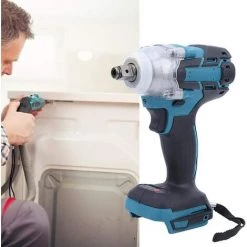 BRIDAY Clé à Chocs Sans Balais 21 V, Poignée Antidérapante Grande Clé électrique à Torsion Pour Batterie Makita Rechargeable 10 BRIDAY Clé à Chocs Sans Balais 21 V, Poignée Antidérapante Grande Clé électrique à Torsion Pour Batterie Makita Rechargeable -Clé Soldes Magasin 35465780 4