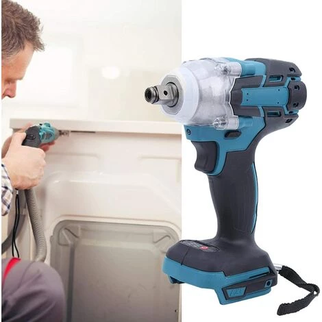 BRIDAY Clé à Chocs Sans Balais 21 V, Poignée Antidérapante Grande Clé électrique à Torsion Pour Batterie Makita Rechargeable 6 BRIDAY Clé à Chocs Sans Balais 21 V, Poignée Antidérapante Grande Clé électrique à Torsion Pour Batterie Makita Rechargeable – Image 4