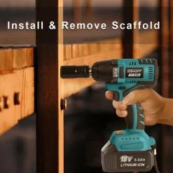 Bsioff Cl¨¦ ¨¤ Chocs Sans Fil/Boulonneuse A Choc Electrique Avec Une 18V 5.0aH Batterie Et Chargeur, (400 Nm,0-3200 Tr/min,Lumi¨¨re LED,boucles De Ceinture Dans L-BOXX) 10 Bsioff Cl¨¦ ¨¤ Chocs Sans Fil/Boulonneuse A Choc Electrique Avec Une 18V 5.0aH Batterie Et Chargeur, (400 Nm,0-3200 Tr/min,Lumi¨¨re LED,boucles De Ceinture Dans L-BOXX) -Clé Soldes Magasin 35530123 4