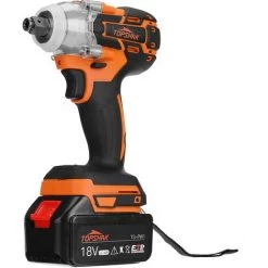 TIGA Clé à Chocs Sans Fil 520N.m 18V 1/2" Noir + Orange 1 Batterie