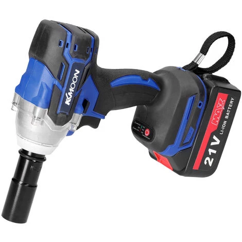 HAPPYSHOPPING Cle Electrique Sans Fil 21V Moteur Sans Balais Controle De Vitesse En Continu Outil Electrique A Couple Eleve Dispositif D'installation Pratique, Modele: 1 Manchon, Une Charge, Une Charge Prise UE Une Batterie - Modele:1 Manchon Une Charge Une Charge EU P 4 HAPPYSHOPPING Cle Electrique Sans Fil 21V Moteur Sans Balais Controle De Vitesse En Continu Outil Electrique A Couple Eleve Dispositif D'installation Pratique, Modele: 1 Manchon, Une Charge, Une Charge Prise UE Une Batterie - Modele:1 Manchon Une Charge Une Charge EU P – Image 2