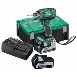 Visseuse à Chocs 207Nm HITACHI HIKOKI Brushless WH18DBDL2WPZ 18V 2 X 5Ah Li-ion