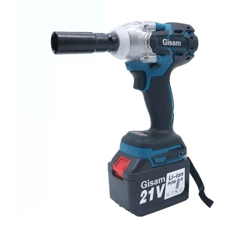 GISAM Visseuse à Chocs 21V 2Batterie 350N 4000RPM Avec Accessoires 43pc 4 GISAM Visseuse à Chocs 21V 2Batterie 350N 4000RPM Avec Accessoires 43pc – Image 2