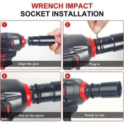 GISAM Visseuse à Chocs 21V 2Batterie 350N 4000RPM Avec Accessoires 43pc 11 GISAM Visseuse à Chocs 21V 2Batterie 350N 4000RPM Avec Accessoires 43pc -Clé Soldes Magasin 41322452 5