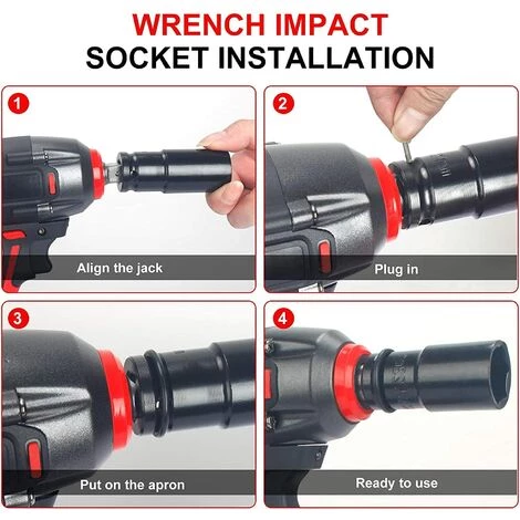 GISAM Visseuse à Chocs 21V 2Batterie 350N 4000RPM Avec Accessoires 43pc 7 GISAM Visseuse à Chocs 21V 2Batterie 350N 4000RPM Avec Accessoires 43pc – Image 5