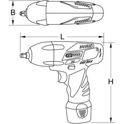 KSTOOLS® KS TOOLS 3/8'' Clé à Chocs Sur Batterie, 117Nm, 1.870 Tr/min, Sans Batterie Et Chargeur 5 KSTOOLS® KS TOOLS 3/8'' Clé à Chocs Sur Batterie, 117Nm, 1.870 Tr/min, Sans Batterie Et Chargeur -Clé Soldes Magasin 41886228 2