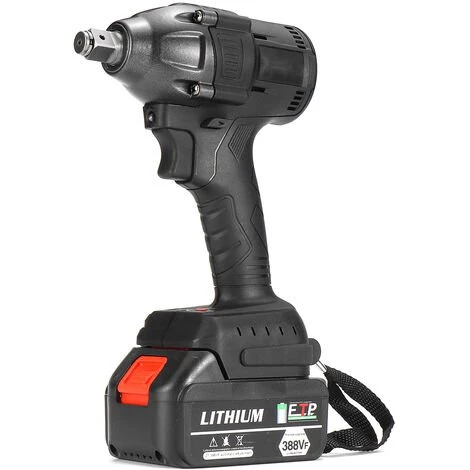 LBTN Clé à Chocs électrique Sans Fil 850Nm 18V Avec 2 Batteries 3 LBTN Clé à Chocs électrique Sans Fil 850Nm 18V Avec 2 Batteries