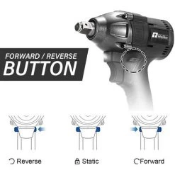 LBTN Clé à Chocs électrique Sans Fil 850Nm 18V Avec 2 Batteries 11 LBTN Clé à Chocs électrique Sans Fil 850Nm 18V Avec 2 Batteries -Clé Soldes Magasin 42049986 5