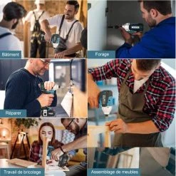 WESCOTOOLS WESCO 18V 2.0Ah Clé à Choc Sans Fil, 180 Nm, 0-3600 Bpm WS2320.1 -Clé Soldes Magasin 42308948 4