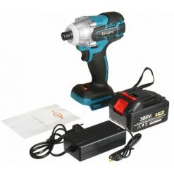 Sans Fil Clé à Chocs Boulonneuse 520N.M 18V Visseuse Tournevis Electrique Multifonction + Batterie Coxolo 9 Sans Fil Clé à Chocs Boulonneuse 520N.M 18V Visseuse Tournevis Electrique Multifonction + Batterie Coxolo -Clé Soldes Magasin 43525221 3